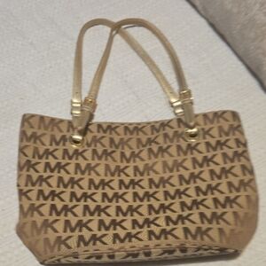 Michael Kors Brown Monogram Tote